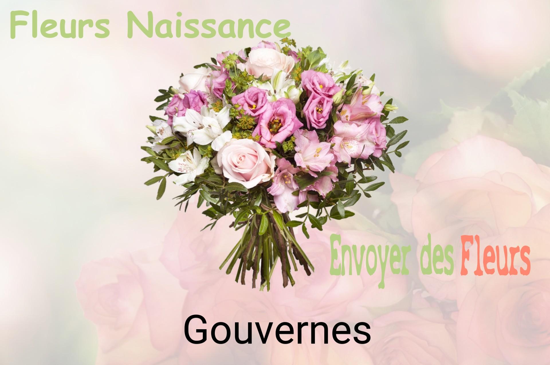 Bouquet de fleurs de naissance livré à Gouvernes